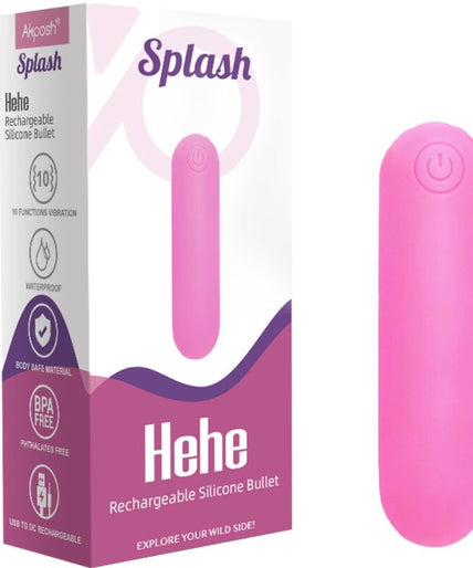 Armony – Splash Hehe Vibrator Bullet Silicone 10 Vibrations 65 X 15 Cm Pink Armony – Splash Hehe Vibrator Bullet Silicone 10 Vibrations 65 X 15 Cm Pink
