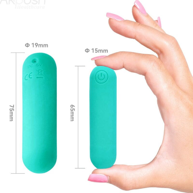 Armony – Splash Haha Vibrator Bullet Silikon 10 Vibrationen 75 X 19 Cm Grün