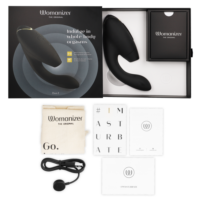 Womanizer – Duo 2 Stimulator Zwart