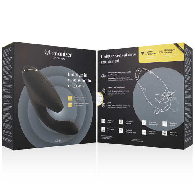 Womanizer – Duo 2 Stimulator Zwart