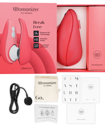 Womanizer – Liberty 2 Clitoris Stimulator & Suction Pink Womanizer – Liberty 2 Clitoris Stimulator & Suction Pink