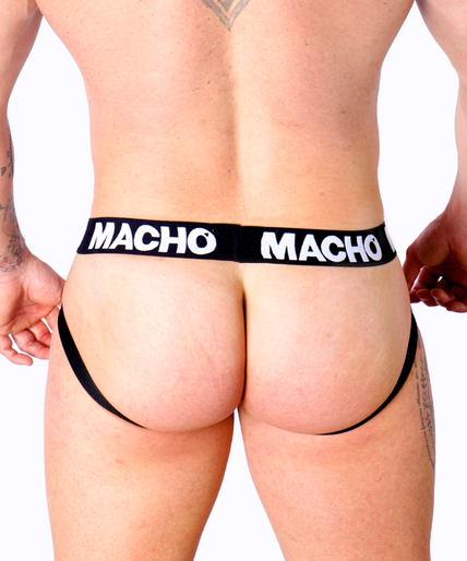 Macho – Mx25nc Jock Schwarzes Leder L Macho – Mx25nc Jock Schwarzes Leder L