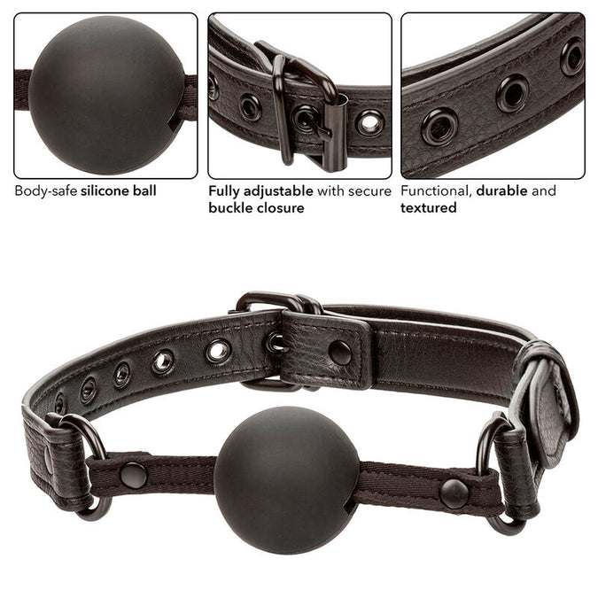 Calexotics – Nocturnal Ballknebel Silikon Schwarz