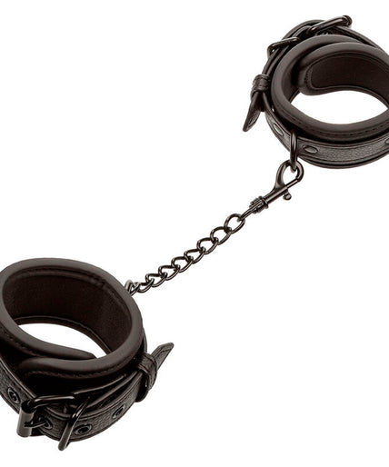 Calexotics – Nocturnal Leder Handgelenkfesseln Verstellbar Schwarz Calexotics – Nocturnal Leder Handgelenkfesseln Verstellbar Schwarz