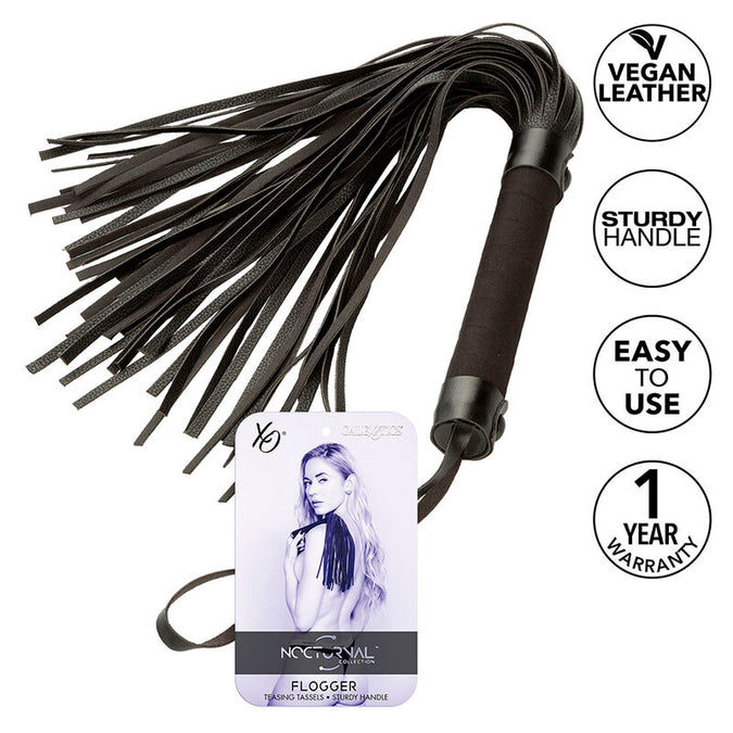 Calexotics – Nocturnal Flogger Leather Black