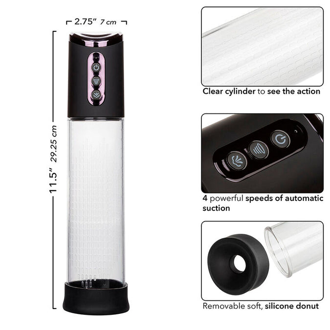 Calexotics – Peak 4-Gang Saugpumpe Schwarz