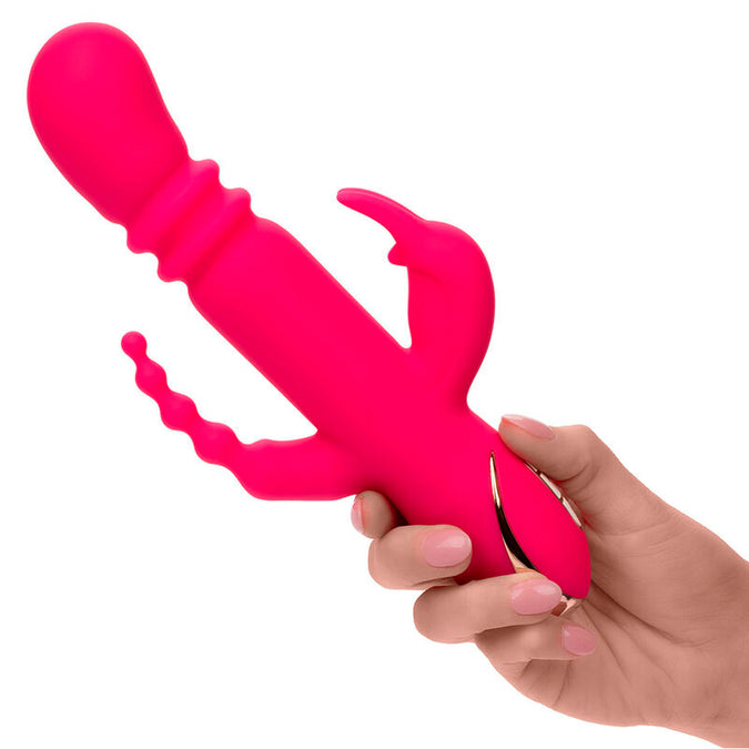 Calexotics – Jack Fantasy Dreifach beheizter Vibrator Rabbit Pink