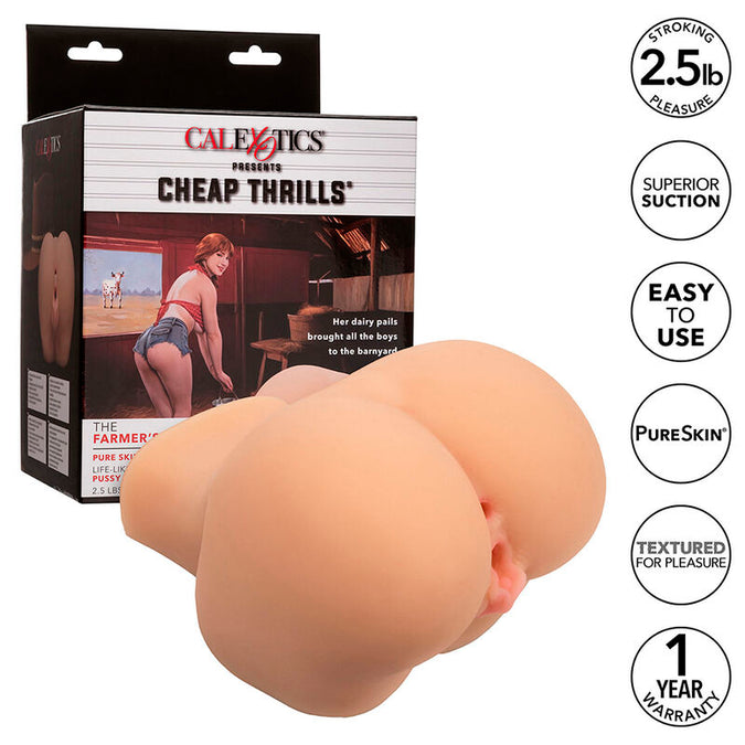 Calexotics – The Farmers Daughter Doppelter realistischer Masturbator Hautfarben