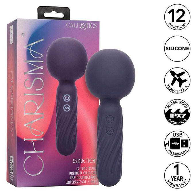 Calexotics – Charisma Seduction Massager 12 Funktionen 17,75 Cm X 6,25 Cm Lila