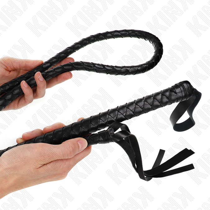 Kink – Lange schwarze Schlangenpeitsche 210 cm