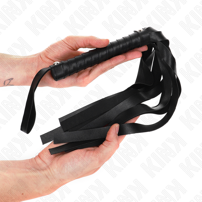 Kink – Schwarzer breiter Schwanzpeitsche 48,5 cm