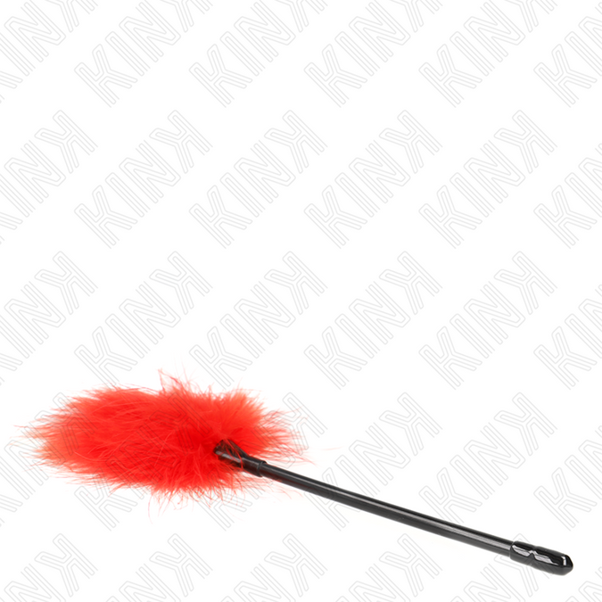 Pleasurements – Kink – Rote Kitzelfedern 27 cm