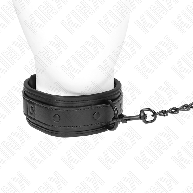 Kink – Neopren-Bondage-Halsband Modell 2 Mit Gürtel 78 Cm Verstellbar 37,5 X 49,5 Cm