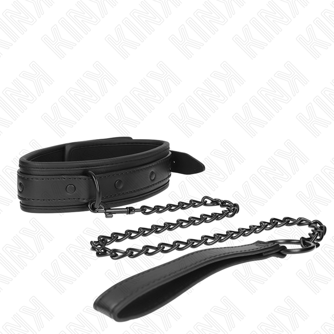 Kink – Neopren-Bondage-Halsband Modell 2 Mit Gürtel 78 Cm Verstellbar 37,5 X 49,5 Cm