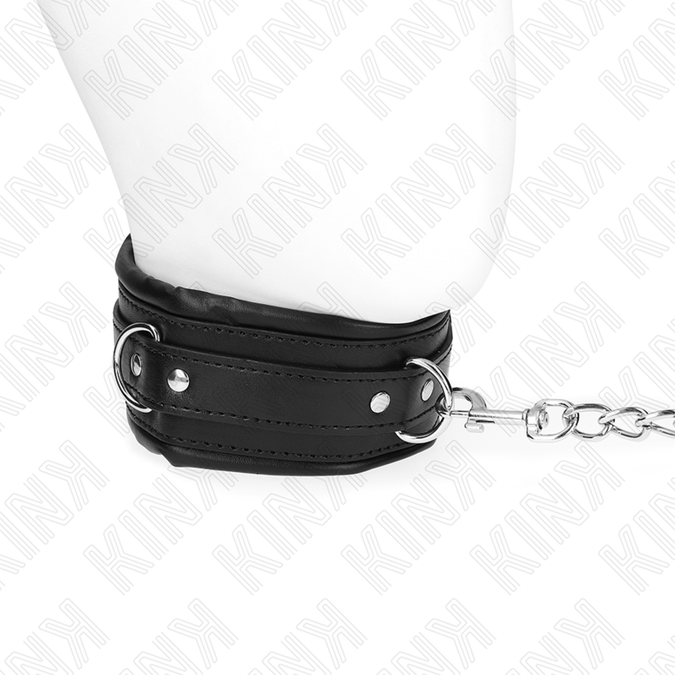 Kink – Schweres Halsband Mit Gürtel 65 Cm Modell 4 Verstellbar 36,5 – 50 Cm