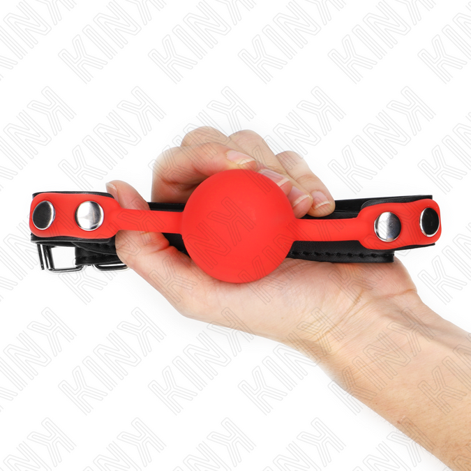 Kink – Roter Silikonball 4 cm Knebel 60 x 2 cm