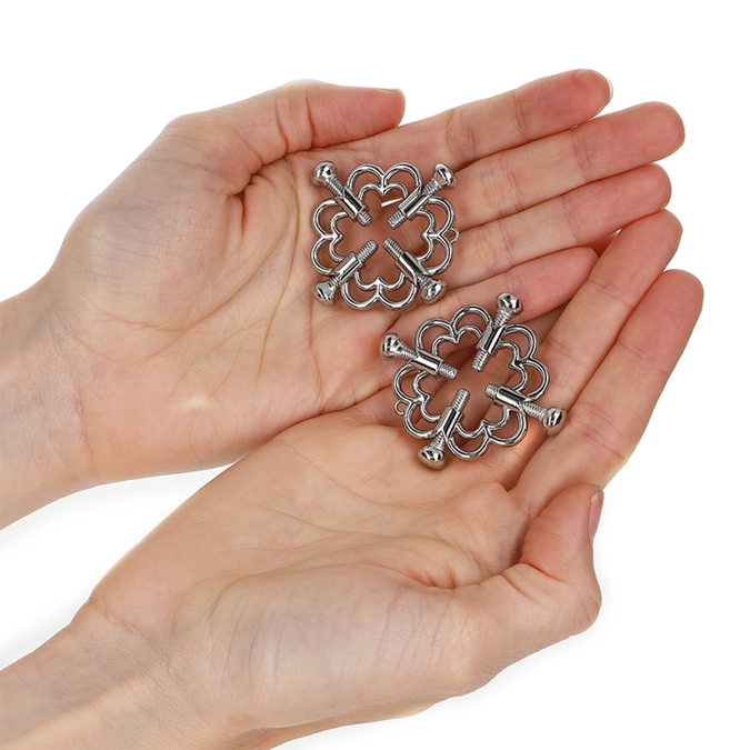 Kink – Metalen Bloem Tepelklemmen