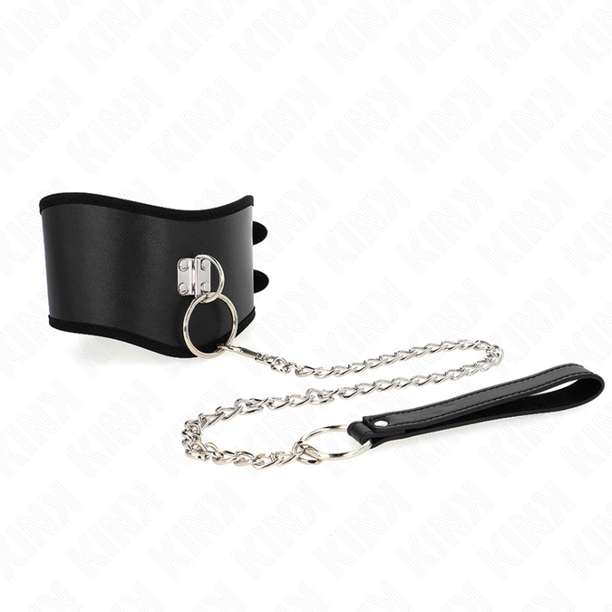 Kink – Halskette 65 Cm Mit Breitem Riemen Verstellbar 40 – 55 Cm X 10 Cm