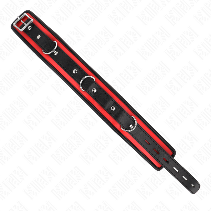 Kink – Schweres Halsband Mit Gürtel 65 Cm Modell 2 Verstellbar 36,5 – 50 Cm