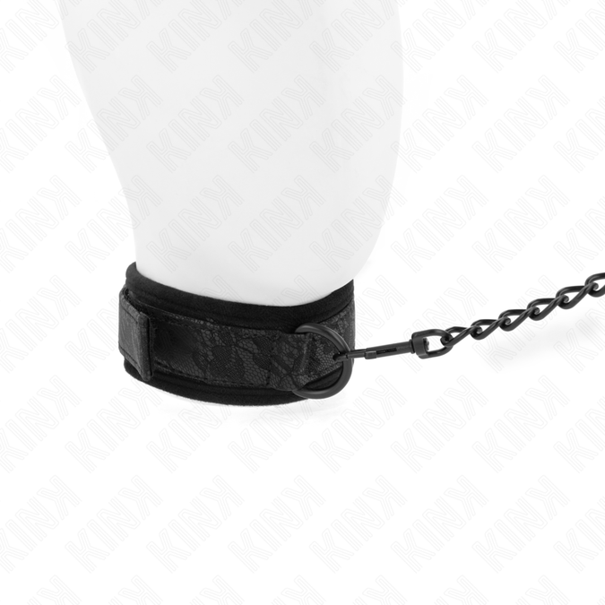 Kink – Basis-Halsband mit Leine 77 cm Modell 5 verstellbar 34 – 54 cm x 5 cm