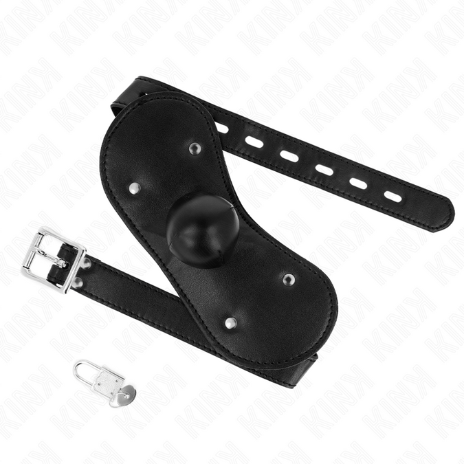Kink – Ballknebel Mundmaske Mit Schloss Verstellbar 42 – 60 Cm