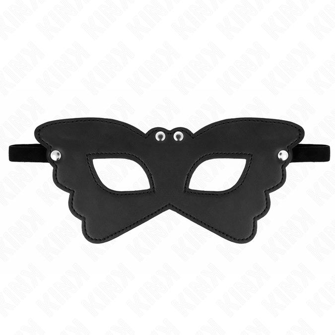 Kink – Schmetterlingsförmige Lederimitat-Maske 20 x 9 cm
