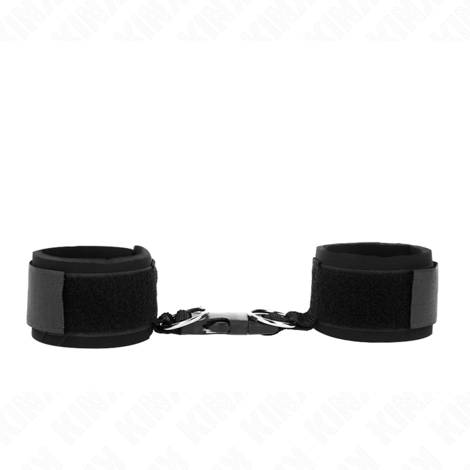 Kink – Neoprene Hook&loop Fastener Wrist Restraints Black Adjustable 22 – 34 Cm