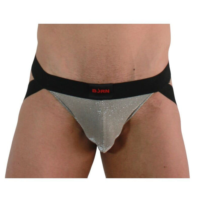 Burn – 001 Jock Glanzend Beige / Zwart S