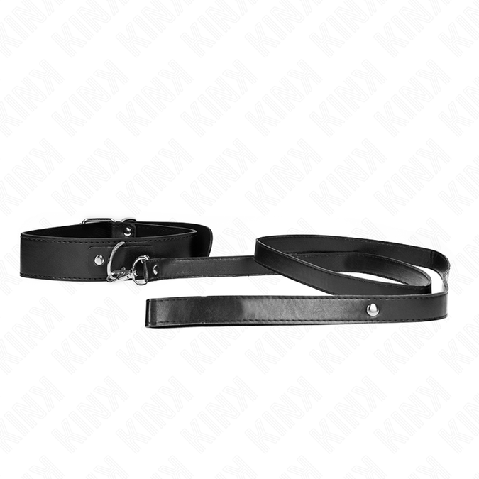 Kink – Necklace With Belt 116 Cm Black Strap Adjustable 32 – 50 Cm X 8 Cm