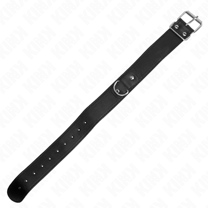 Kink – Necklace With Belt 116 Cm Black Strap Adjustable 32 – 50 Cm X 8 Cm