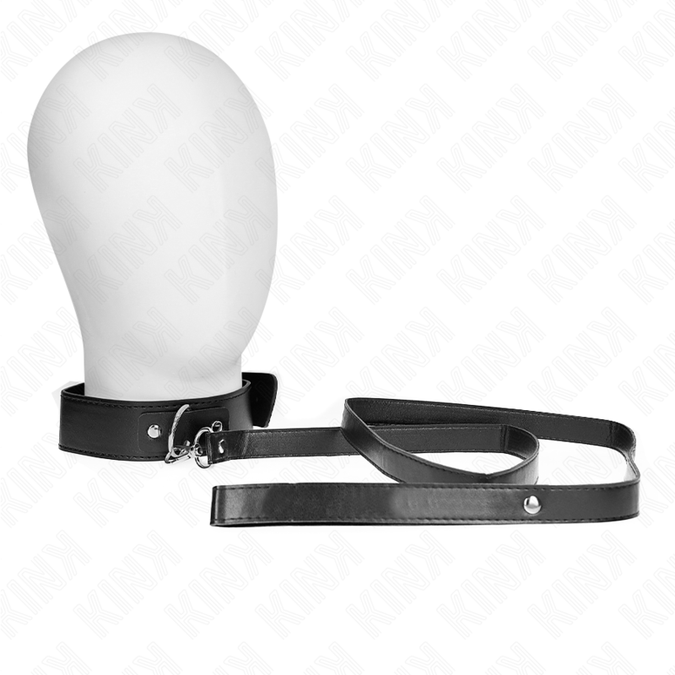 Kink – Necklace With Belt 116 Cm Black Strap Adjustable 32 – 50 Cm X 8 Cm