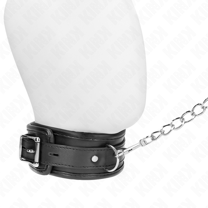 Kink – Basismodell Halsband mit Leine 65 cm Modell 1 53 x 6 cm