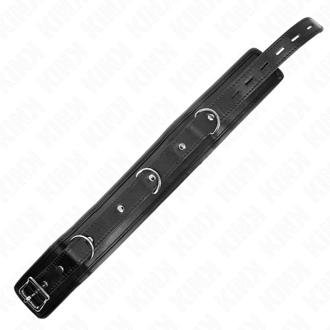Kink – Schweres Halsband Mit Gürtel 65 Cm Modell 1 Verstellbar 36,5 – 50 Cm