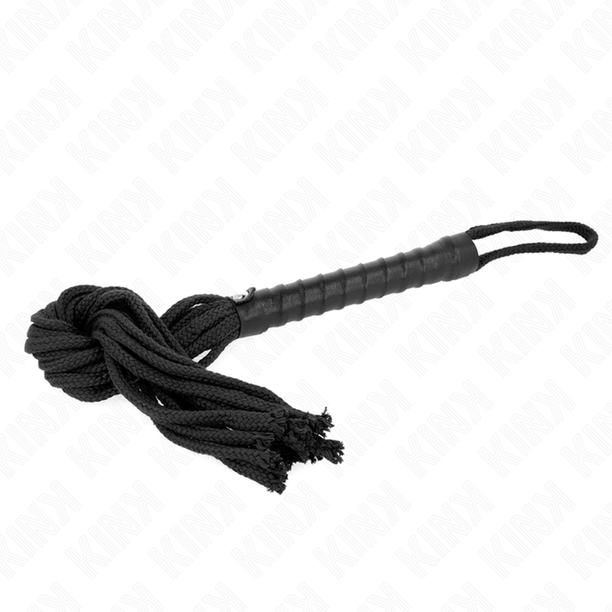 Kink – Schwarze Seilpeitsche 56 cm
