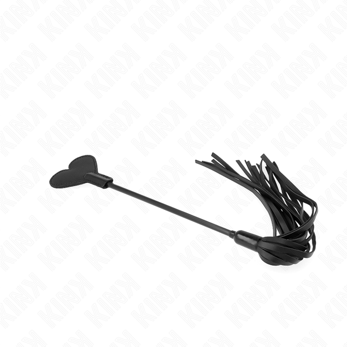 Kink – Range Peitsche mit Herz-Paddel 35 cm