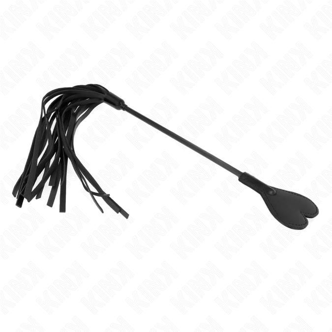 Kink – Range Peitsche mit Herz-Paddel 35 cm