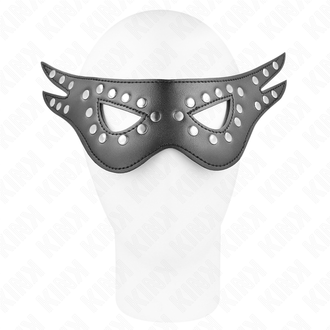 Kink – Sexy Lederimitat Maske Modell 1 27 x 13 cm