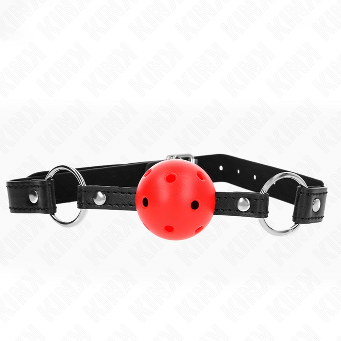 Kink – Hohle Harte Rote Kugel 4,5 Cm Knebel Modell 1 63,5 X 2 Cm