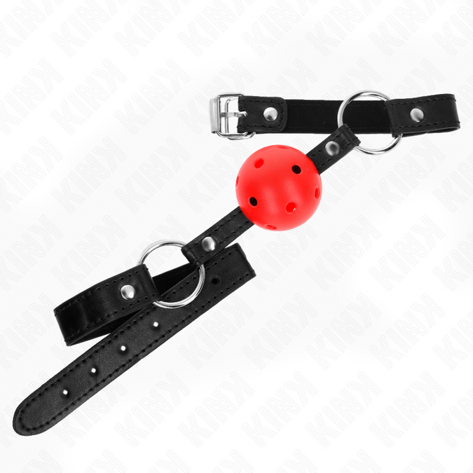 Kink – Hohle Harte Rote Kugel 4,5 Cm Knebel Modell 1 63,5 X 2 Cm