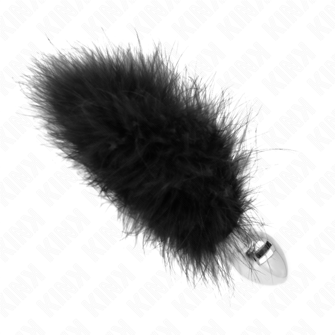 Kink – Analplug aus Edelstahl 11 x 7 cm mit Feder 11 cm