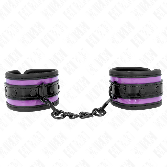 Kink – Neopren Handgelenkfesseln Helllila Verstellbar 21 – 28 Cm X 5 Cm