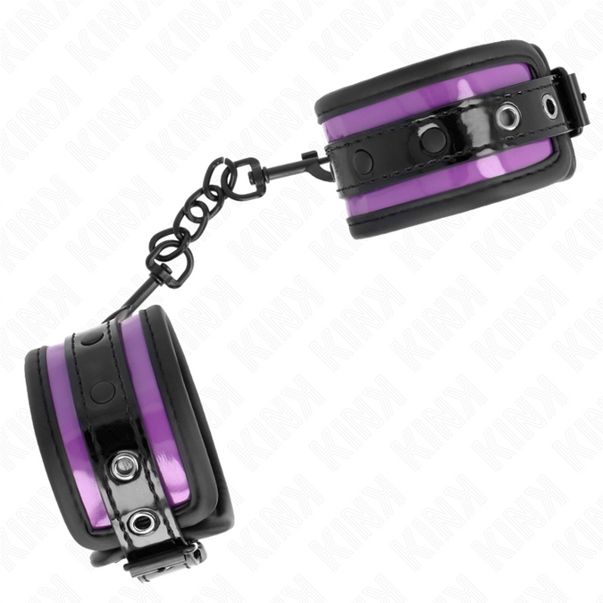 Kink – Neopren Handgelenkfesseln Helllila Verstellbar 21 – 28 Cm X 5 Cm