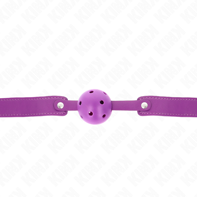 Kink – Lila atmungsaktive Kugel 4,5 cm Knebel 65 x 2,5 cm