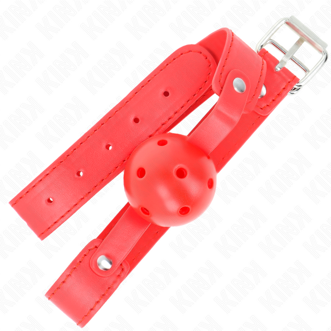 Kink – Rote atmungsaktive Kugel 4,5 cm Knebel 65 x 2,5 cm