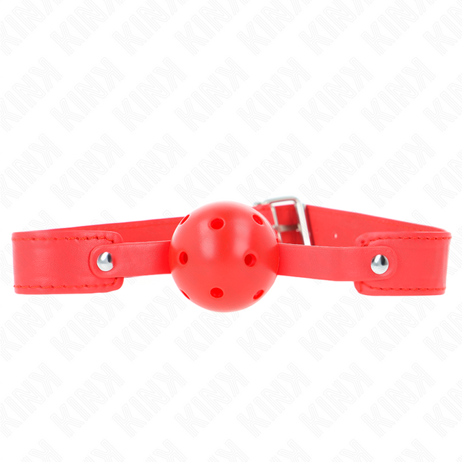 Kink – Rote atmungsaktive Kugel 4,5 cm Knebel 65 x 2,5 cm