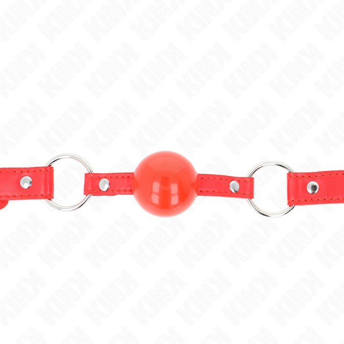 Kink – Tpe Kugel 4 Cm Knebel Mit Rojo Schloss 60 X 2 Cm