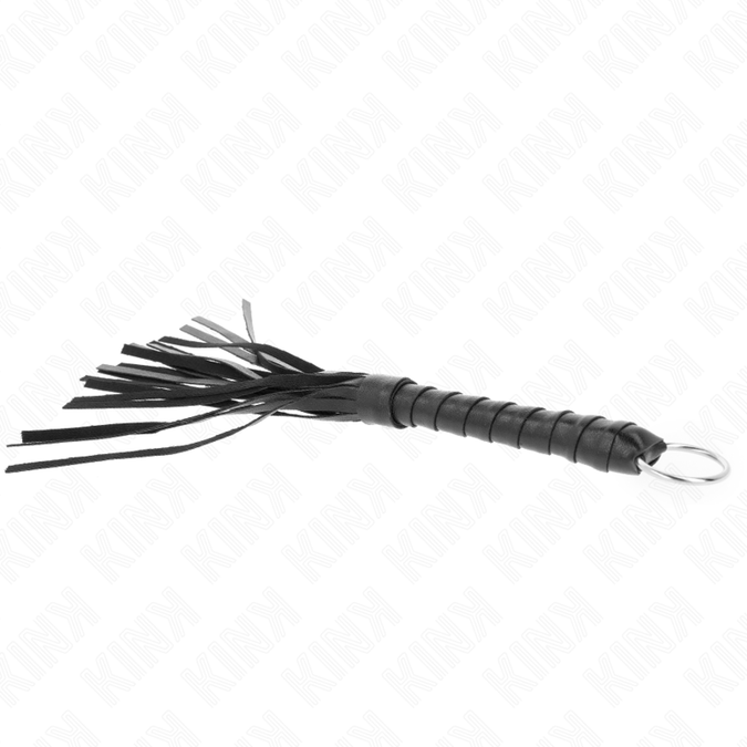 Kink – Eenvoudige Mini Zwarte Zweep 28 cm