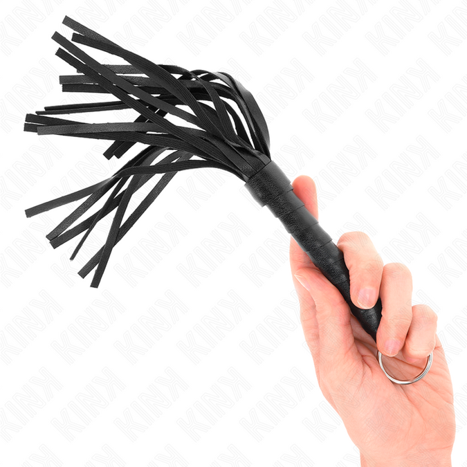 Kink – Eenvoudige Mini Zwarte Zweep 28 cm