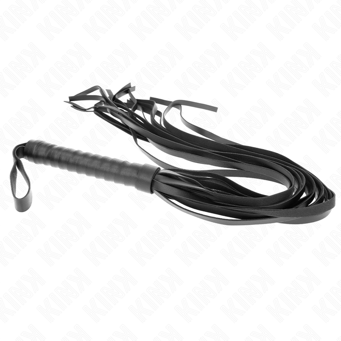 Kink – Schwarze Kurzgriff Lange Schwanzpeitsche 70 cm