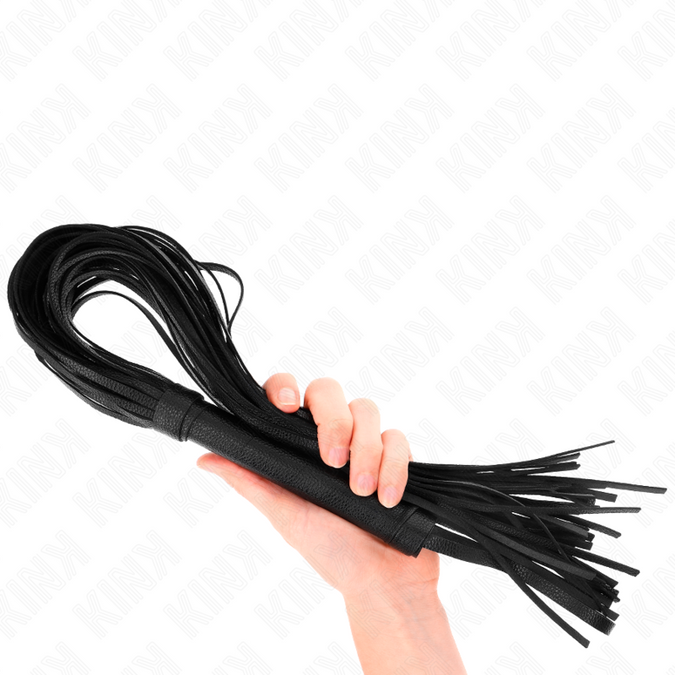 Kink – Schwarze weiche PVC-Peitsche 70 cm